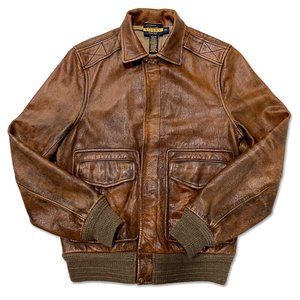 Ralph Lauren Rugby Leather Flight Jacket
